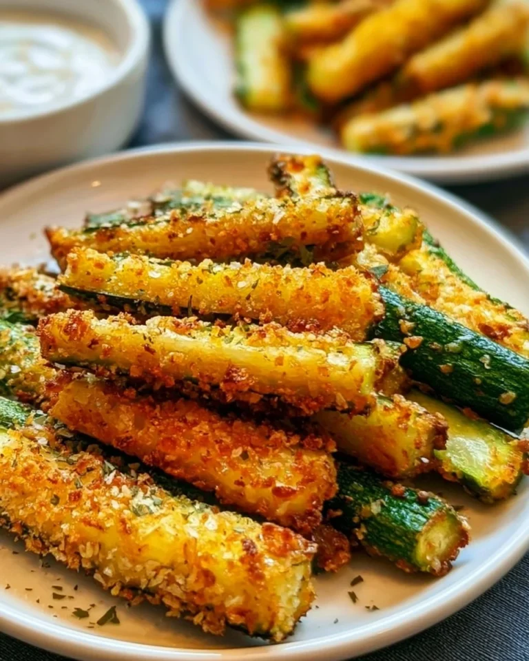 Healthy air fryer zucchini fries served in a bowl