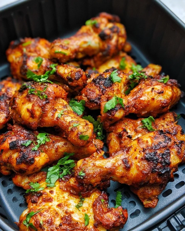 Crispy air fryer drumstick fillets served with dipping sauce